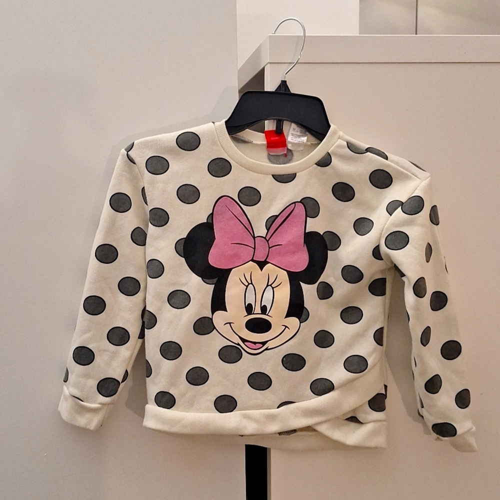 Minnie Mouse Sweater Poka Dotted
